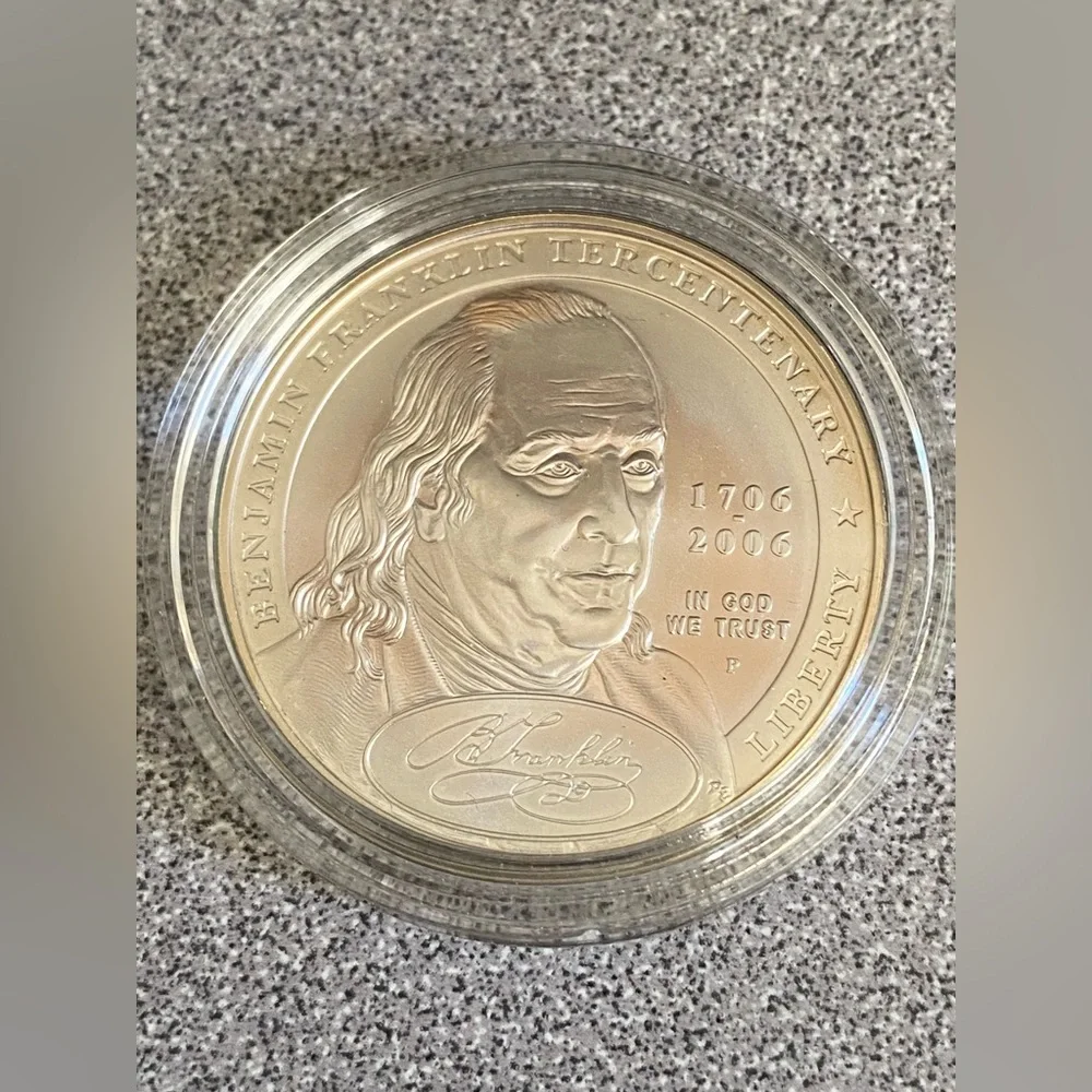 Benjamin Franklin Commemorative Coin Program Set - Picture 12 of 12